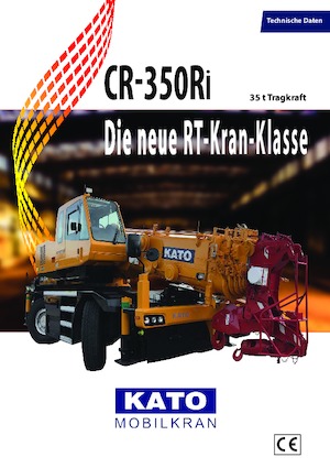 Żurawie terenowe Kato CR 350 Ri