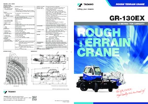 Żurawie terenowe Tadano GR-130EX