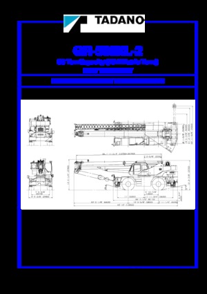 Żurawie terenowe Tadano GR-500XL