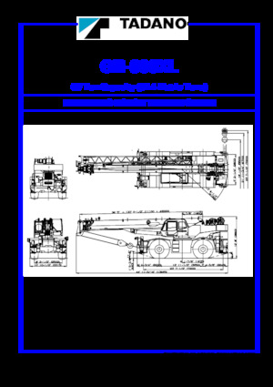 Żurawie terenowe Tadano GR-600XL