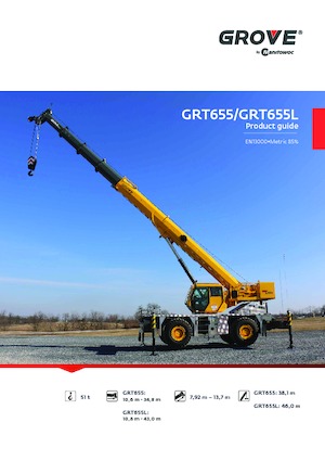 Żurawie terenowe Grove GRT655