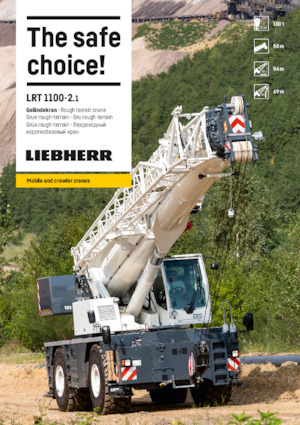 Żurawie terenowe Liebherr LRT 1100-2.1