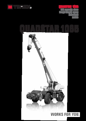 Żurawie terenowe TEREX CRANES Quadstar 1065