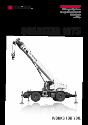 Żurawie terenowe TEREX CRANES Quadstar 1075
