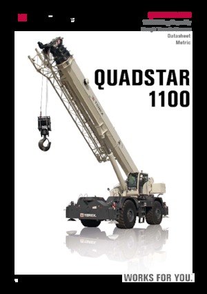 Żurawie terenowe TEREX CRANES Quadstar 1100
