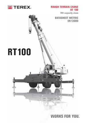 Żurawie terenowe TEREX CRANES RT 100