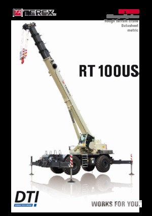 Żurawie terenowe TEREX CRANES RT 100US