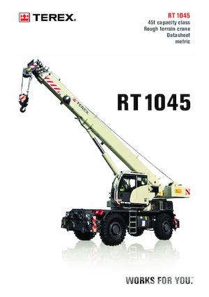 Żurawie terenowe TEREX CRANES RT 1045