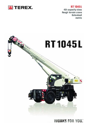 Żurawie terenowe TEREX CRANES RT 1045L