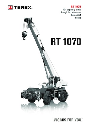 Żurawie terenowe TEREX CRANES RT 1070