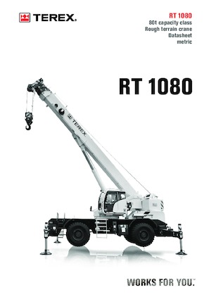 Żurawie terenowe TEREX CRANES RT 1080