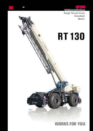 Żurawie terenowe TEREX CRANES RT 130