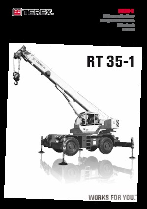 Żurawie terenowe TEREX CRANES RT 35-1