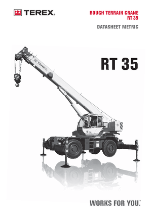 Żurawie terenowe Terex Bendini RT 35