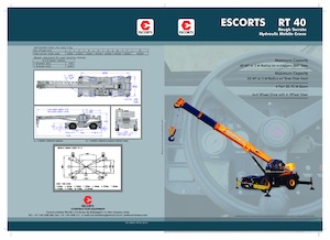 Żurawie terenowe Escorts RT-40