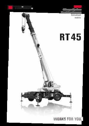 Żurawie terenowe TEREX CRANES RT 45