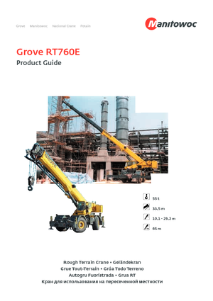 Żurawie terenowe Grove RT 760 E