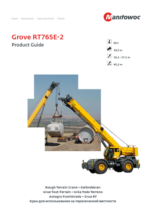 Żurawie terenowe Grove RT765E-2