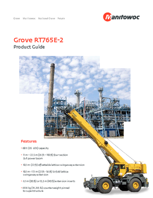Żurawie terenowe Grove RT765E-2