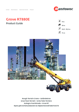 Żurawie terenowe Grove RT 880 E (4x4x4)