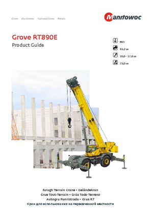 Żurawie terenowe Grove RT 890 E (4x4x4)
