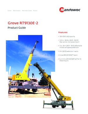 Żurawie terenowe Grove RT9130E-2