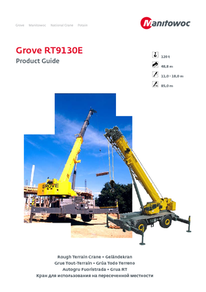 Żurawie terenowe Grove RT 9130 E (4x4x4)