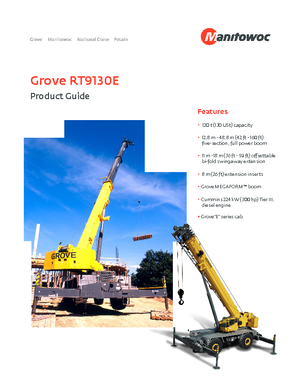Żurawie terenowe Grove RT 9130 E (4x4x4)