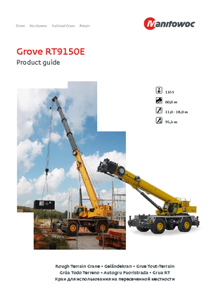 Żurawie terenowe Grove RT9150E