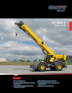 Żurawie terenowe Grove RT765E-2