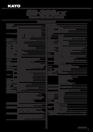 Żurawie terenowe Kato SR-300 LX