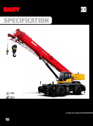 Żurawie terenowe Sany SRC1100T