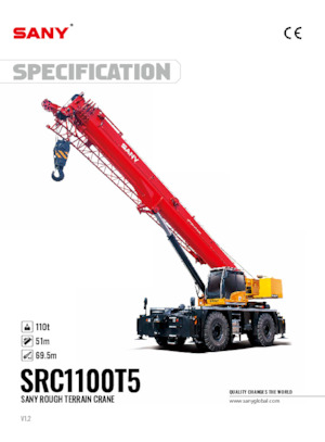 Żurawie terenowe Sany SRC1100T5