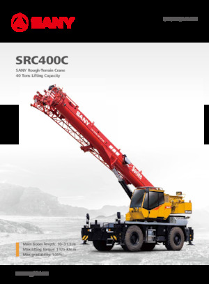 Żurawie terenowe Sany SRC400C