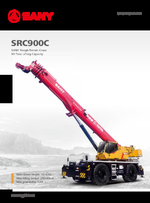 Żurawie terenowe Sany SRC900C