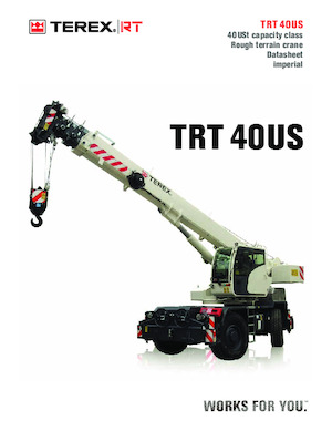 Żurawie terenowe TEREX CRANES TRT 40US