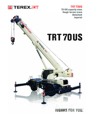 Żurawie terenowe TEREX CRANES TRT 70US