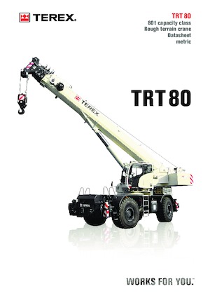 Żurawie terenowe TEREX CRANES TRT 80