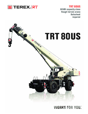 Żurawie terenowe TEREX CRANES TRT 80US
