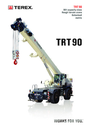 Żurawie terenowe TEREX CRANES TRT 90