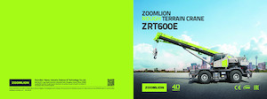 Żurawie terenowe Zoomlion ZRT600E