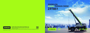 Żurawie terenowe Zoomlion ZRT851E