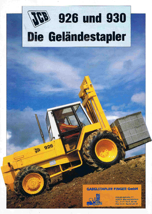 Terenowe wózki widłowe JCB 926-2