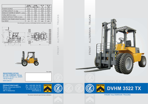 Terenowe wózki widłowe Desta DVHM 3522 TX