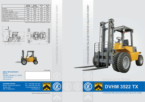Terenowe wózki widłowe Desta DVHM 3522 TX