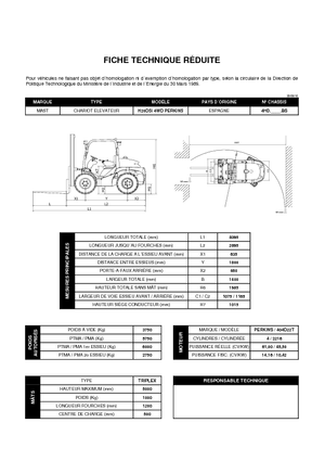 Terenowe wózki widłowe Mast Explorer H 20 DL