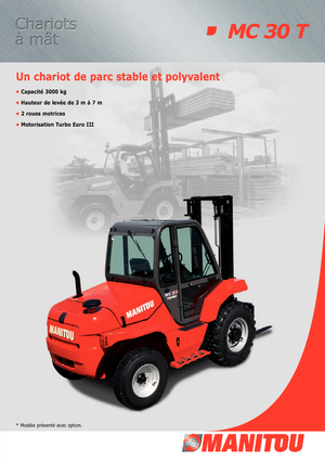 Terenowe wózki widłowe Manitou MC 30