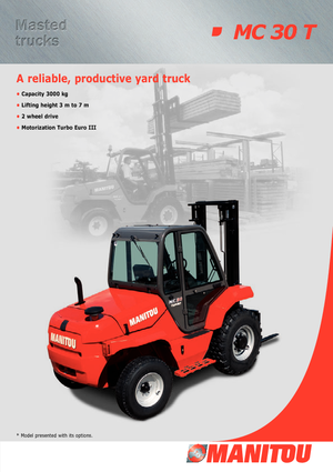 Terenowe wózki widłowe Manitou MC 30