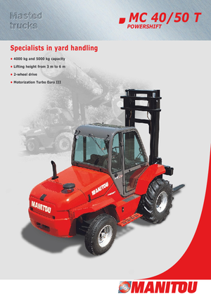 Terenowe wózki widłowe Manitou MC 50 PS