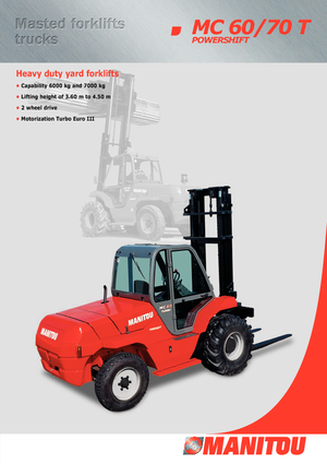 Terenowe wózki widłowe Manitou MC 70 PS